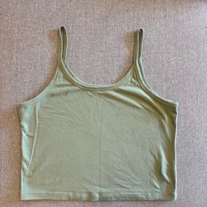 ARQ Celadon Crop Tank, 2X, EUC